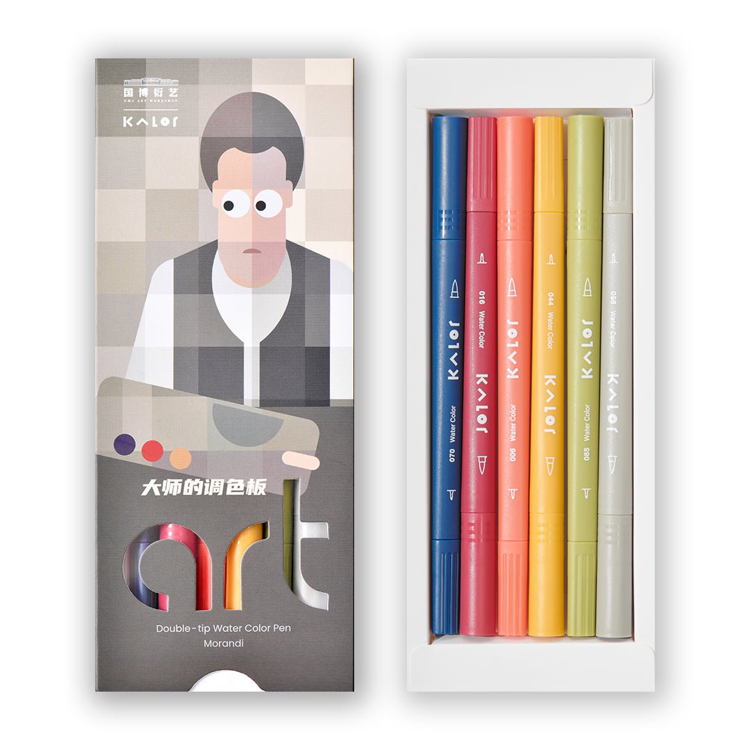 Kaco Kalor Water color pen (double tip) collaboration with National Museum - INDOFUTURE - 200025 - Highlighter