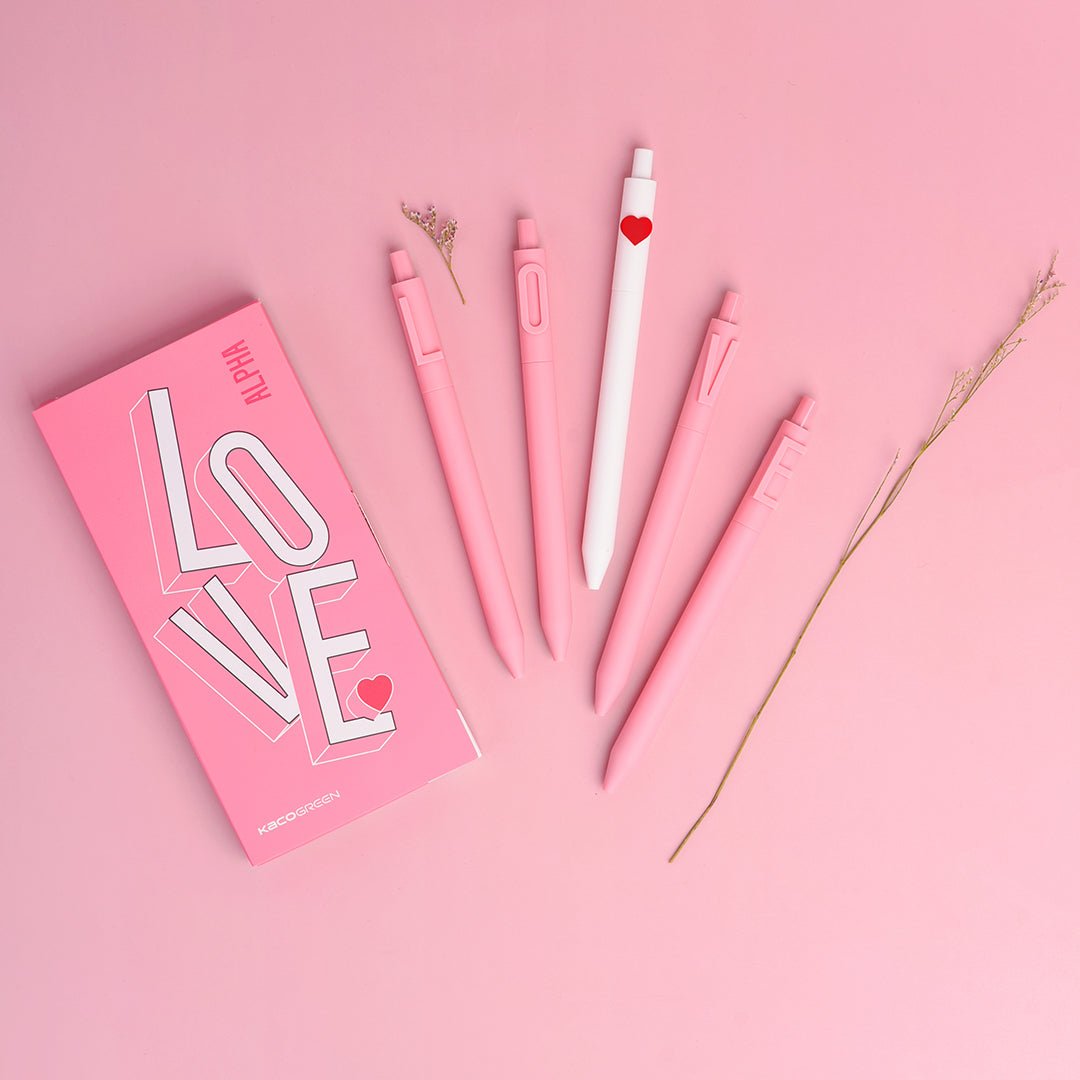 Kaco Love Gel Pen Set 0.5mm - INDOFUTURE - K1032 - Gel Pens