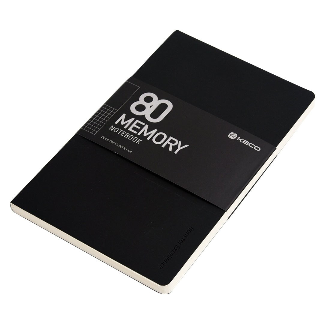 Kaco Memory Notebook - INDOFUTURE - Memory - Notebook - Black - Ruled