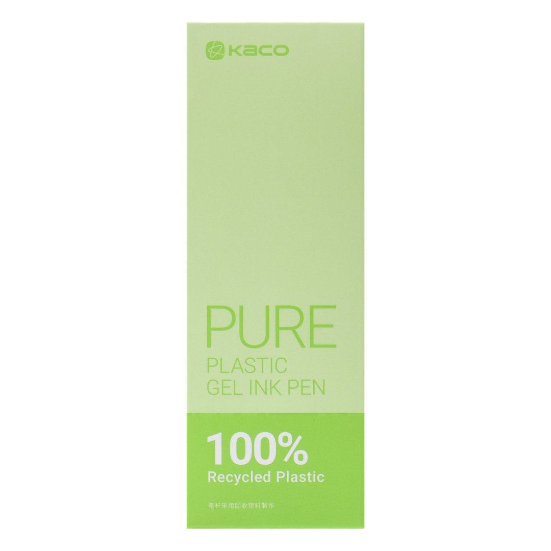 Kaco Pure Ink Pen Recycle Natural Story 5pcs/set - INDOFUTURE - SY00010151 - GEL PEN