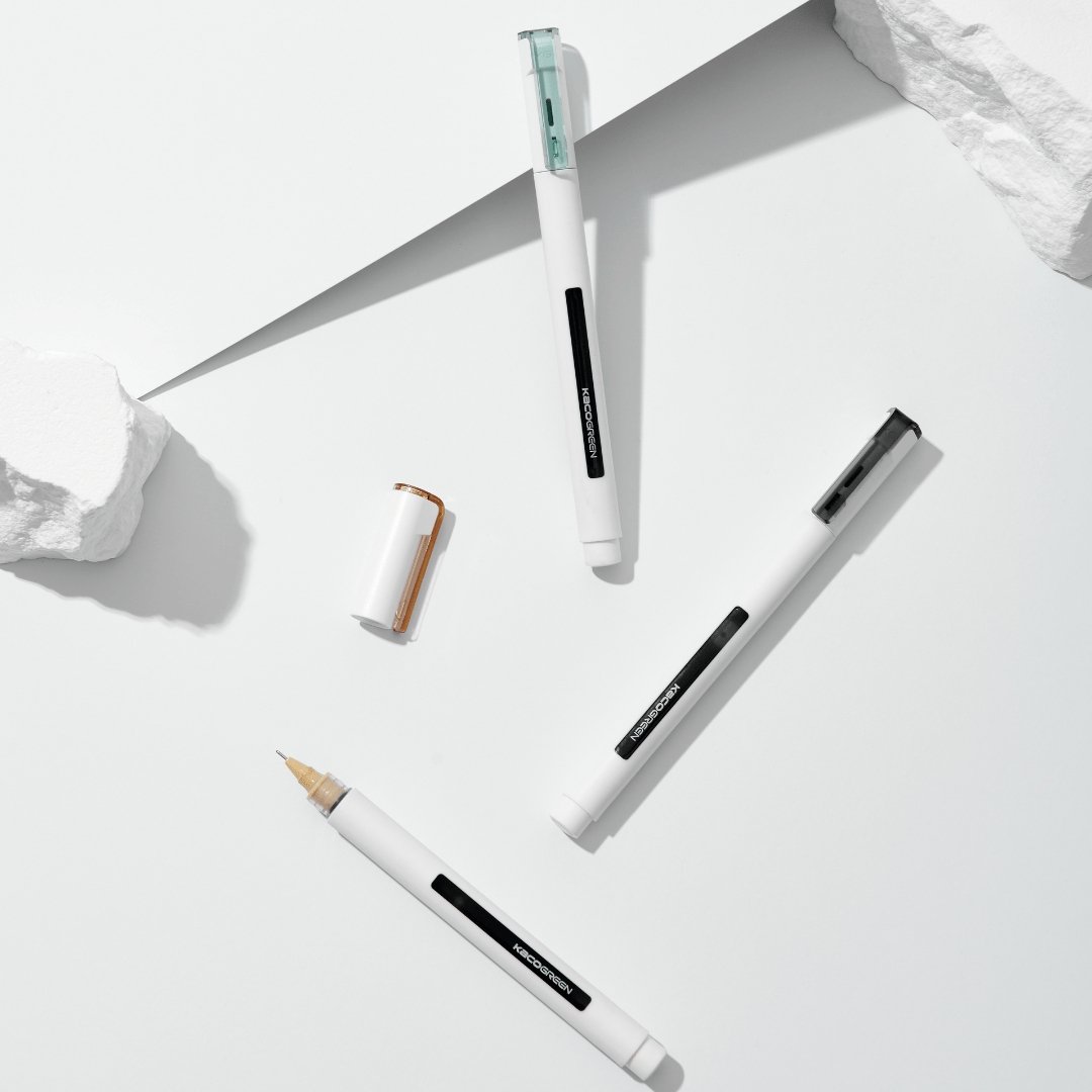 Kaco Tecflow Soft Touch Roller Ball Pen 0.5mm Blue Ink - INDOFUTURE - K1026 - Ball Pen