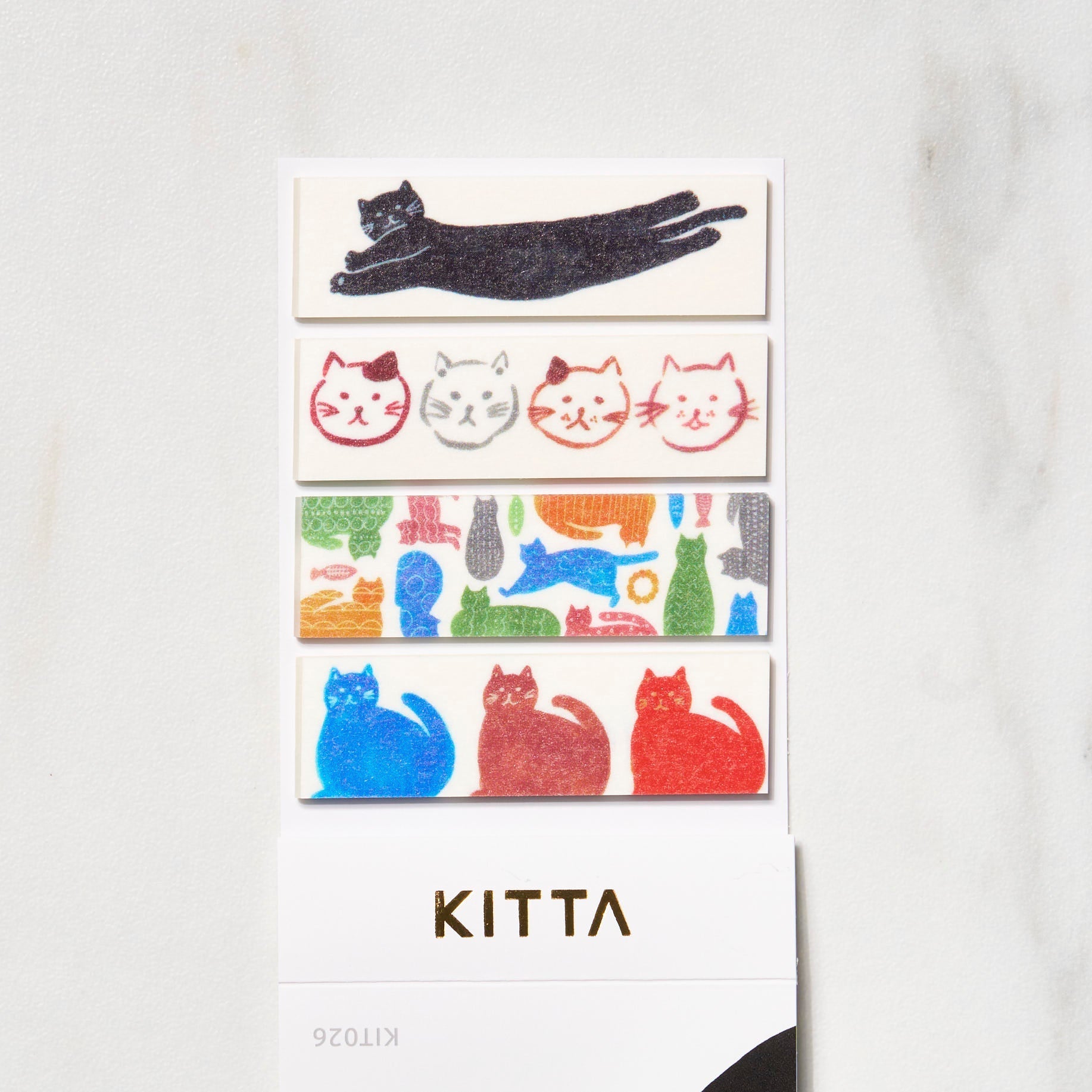 KITTA Basic 2/6 Masking Tape Stickers / KING JIM