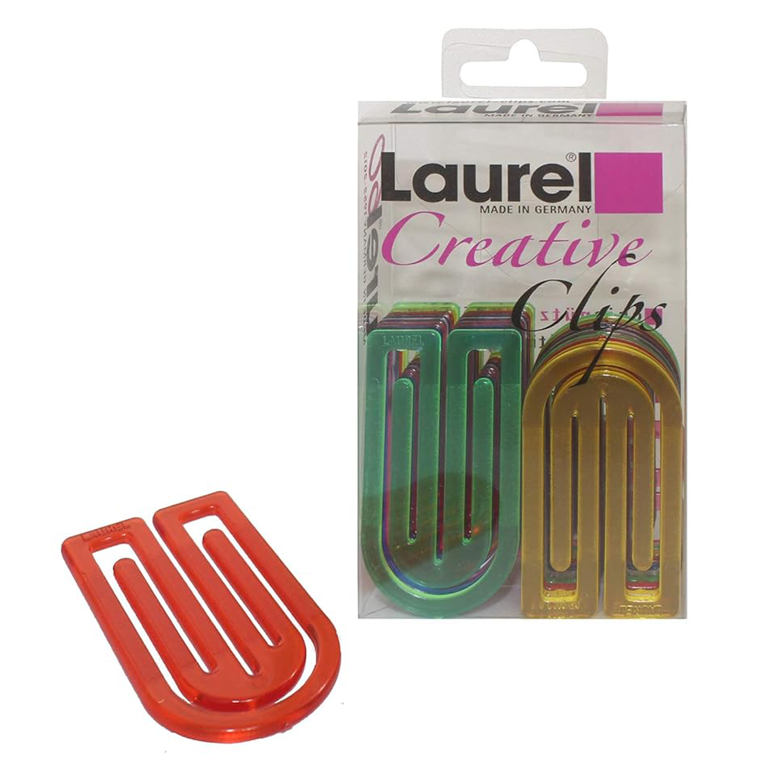 Laurel | KingKlip | Crystal Colour | U Clips for SOHO | 75 mm | 5 Clips Pack