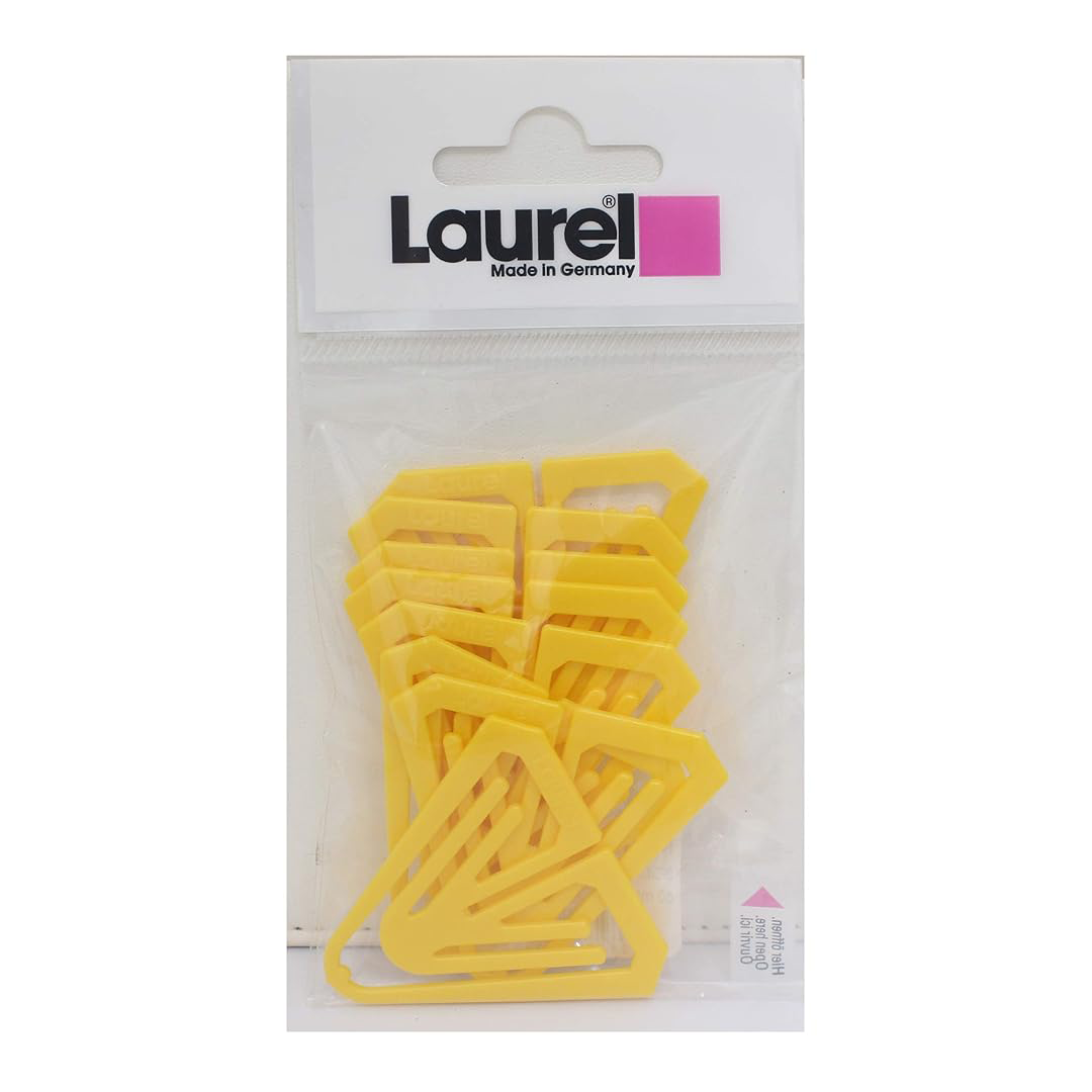 Laurel | Yellow Butterfly | Paper Clips | 50mm | Pack of 8 Clips