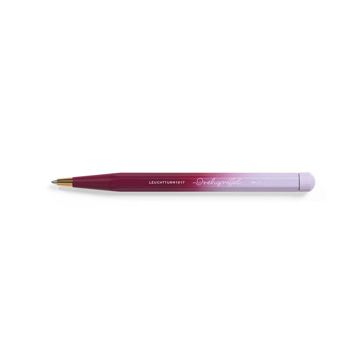 LEUCHTTURM1917 Drehgriffel No.1 Gradient Ballpoint Pen - Port Red/Lilac