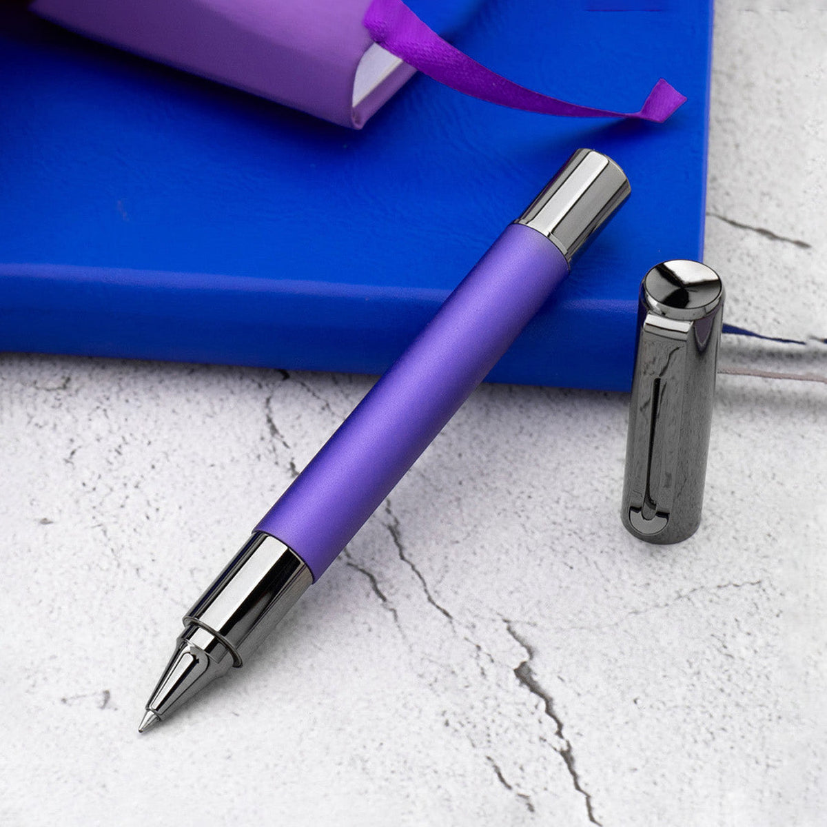 Monteverde Ritma Roller Ball Pen - Midnight Orchid (Special Edition)