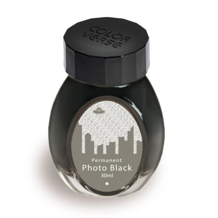 Colorverse | Office Series | Fountain Pen Ink | Permanent Photo | Black | 30ml - penpencilink