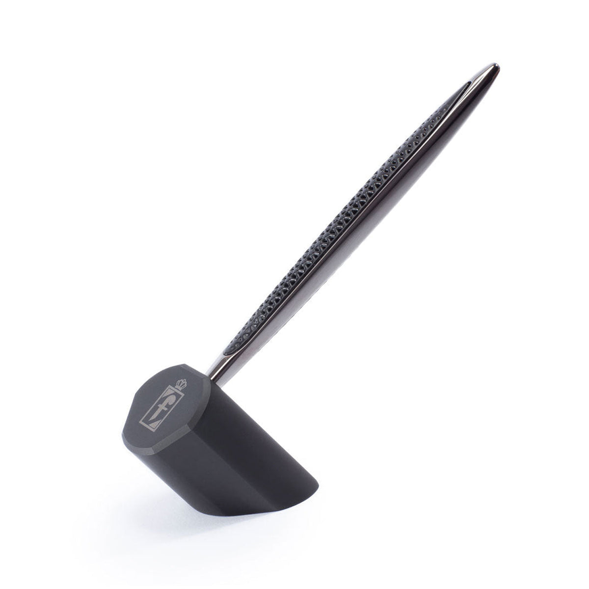 Pininfarina Cambiano Transitions Black Ballpoint Pen with Inclined Desk Stand
