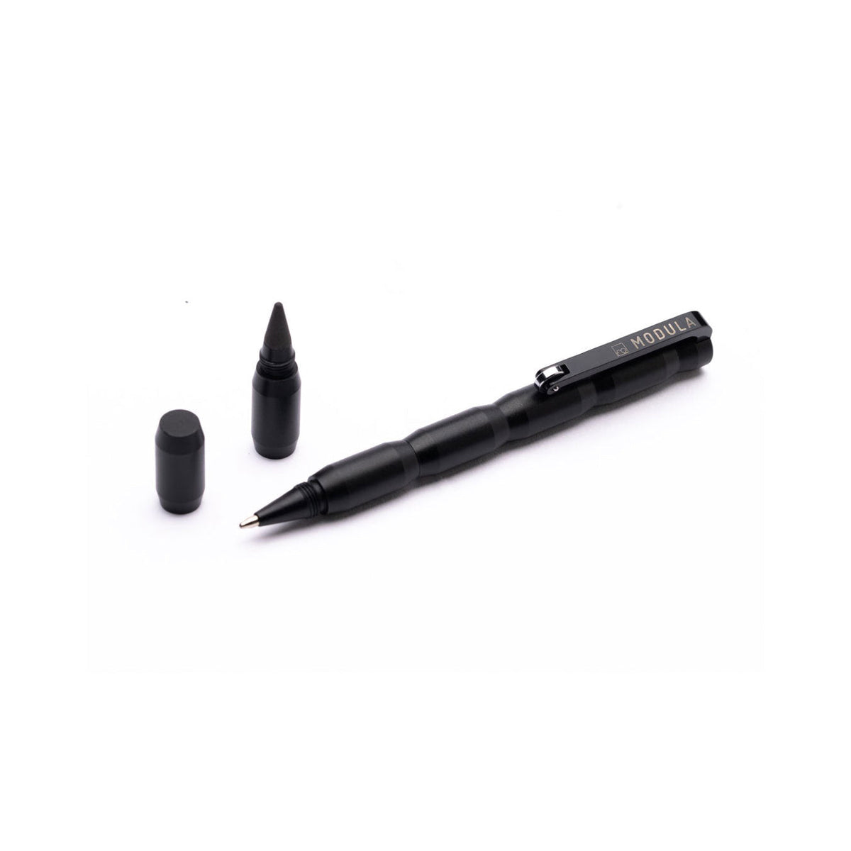Pininfarina Forever Modula Aluminum GrafeeX Pencil and Ballpoint Pen – Black