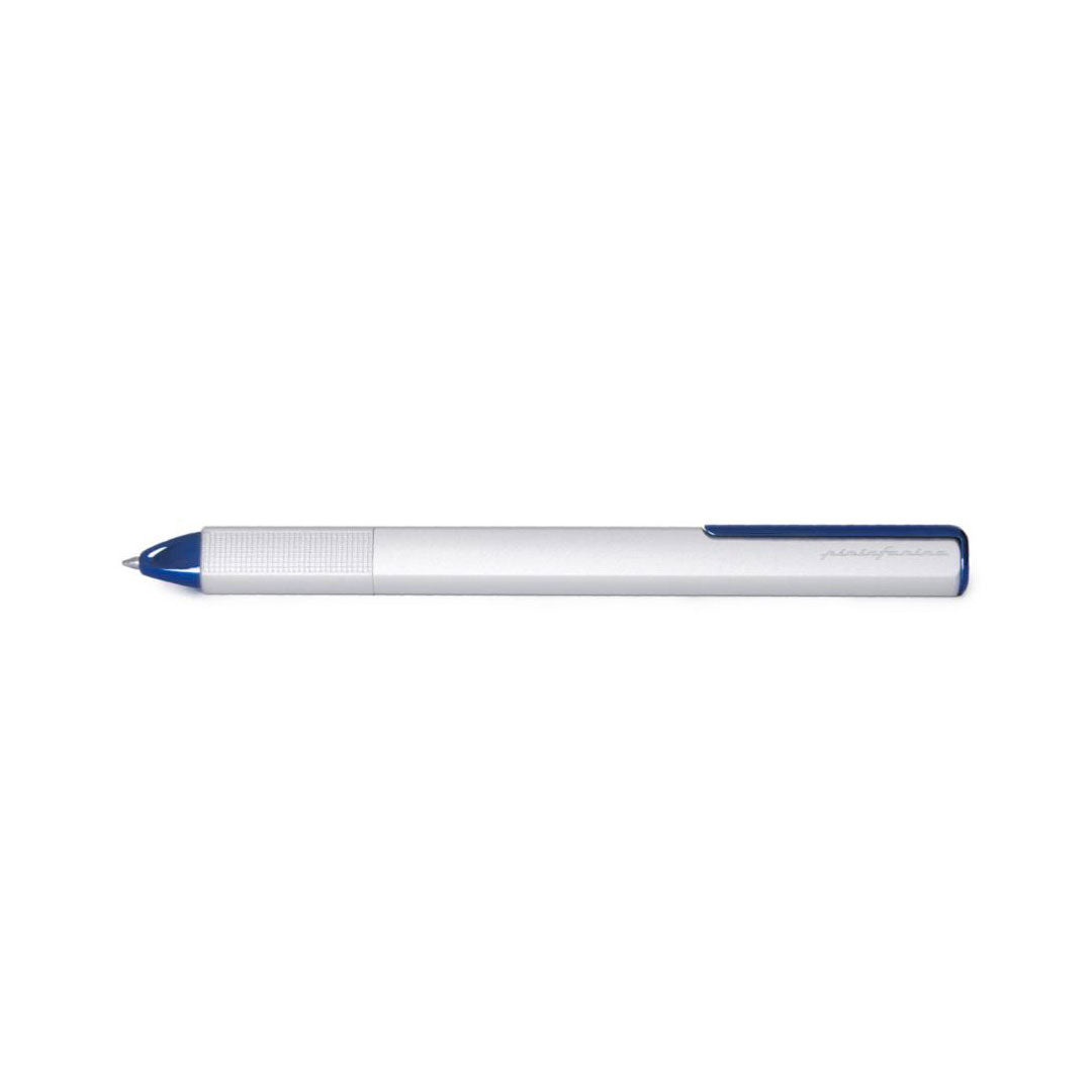 Pininfarina | Pf One Blue&Silver | Retractable Ballpoint Pen with Twist Mechanism