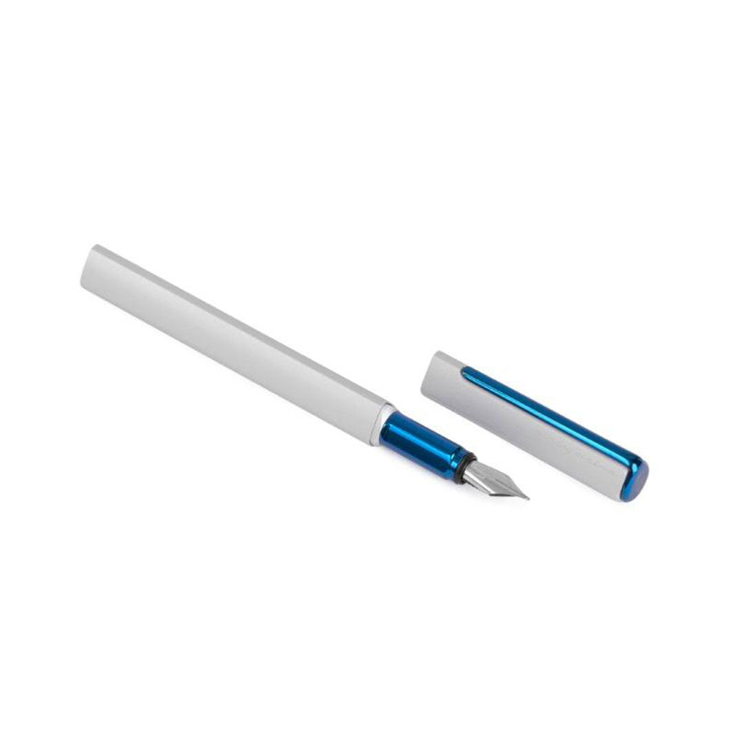 Pininfarina | Pf One | Fountain Pen | Blue & silver | Bold