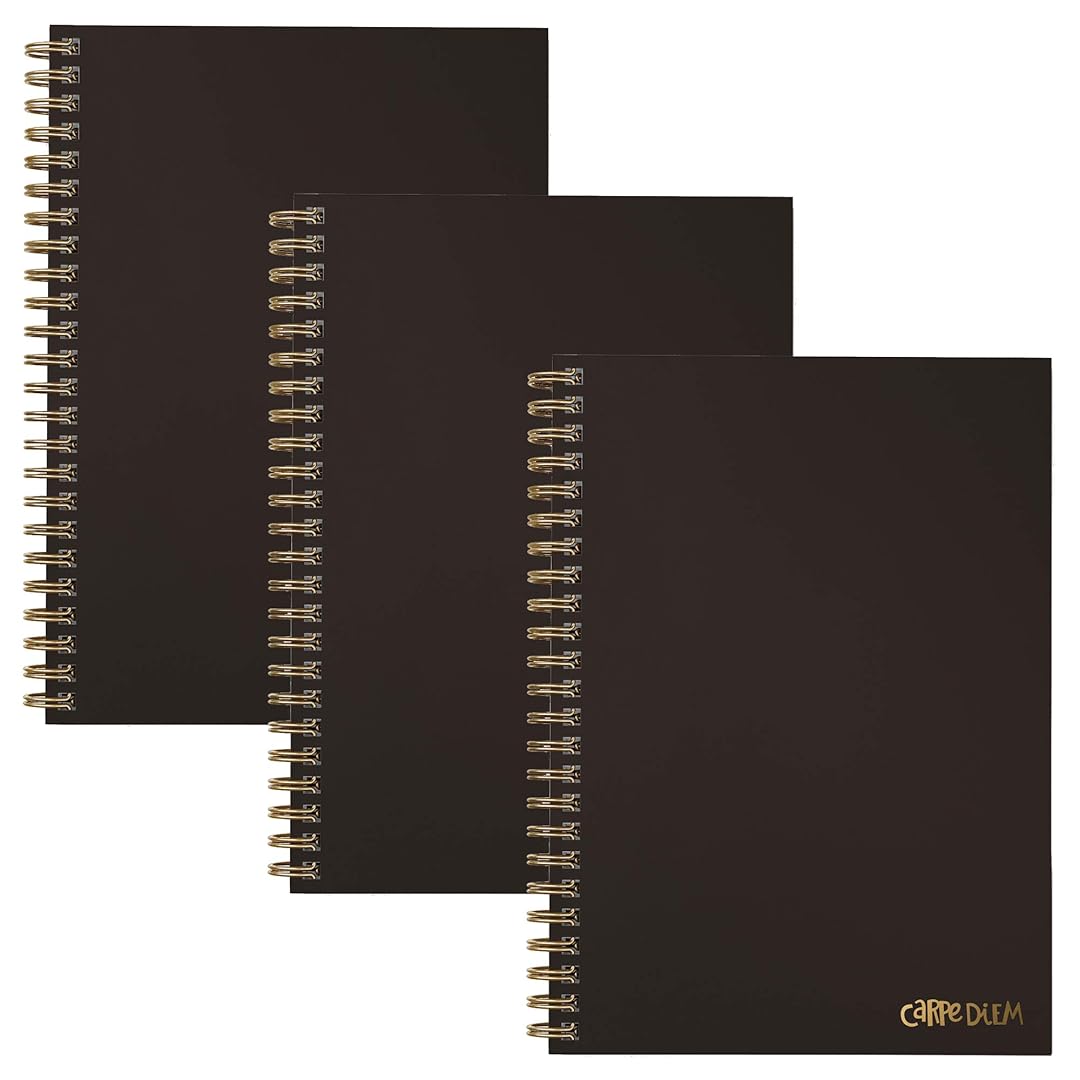 Pukka Pad | B5 | Carpe Diem | Black | Pack of 3