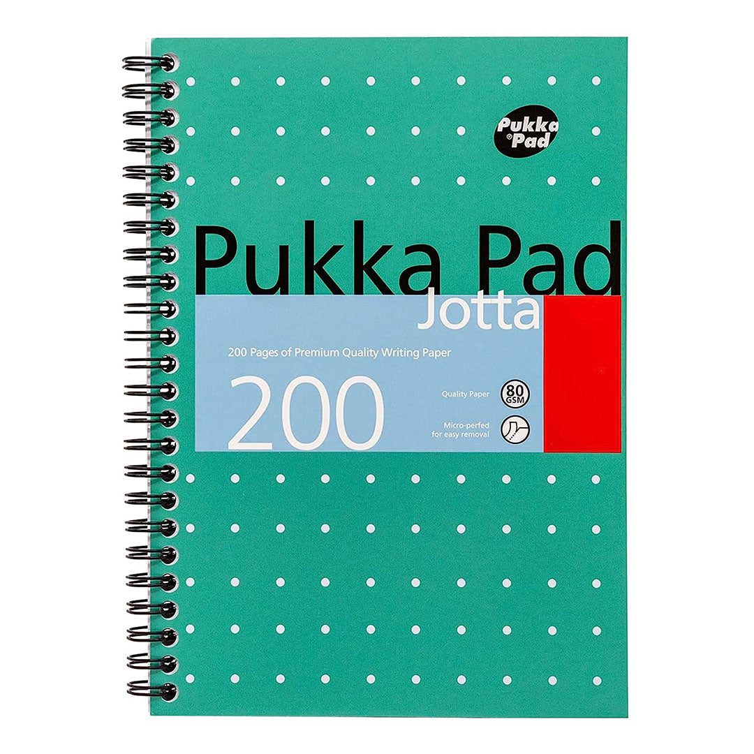 Pukka Pad | A5 | Jotta Squared Paper Notebook | Green