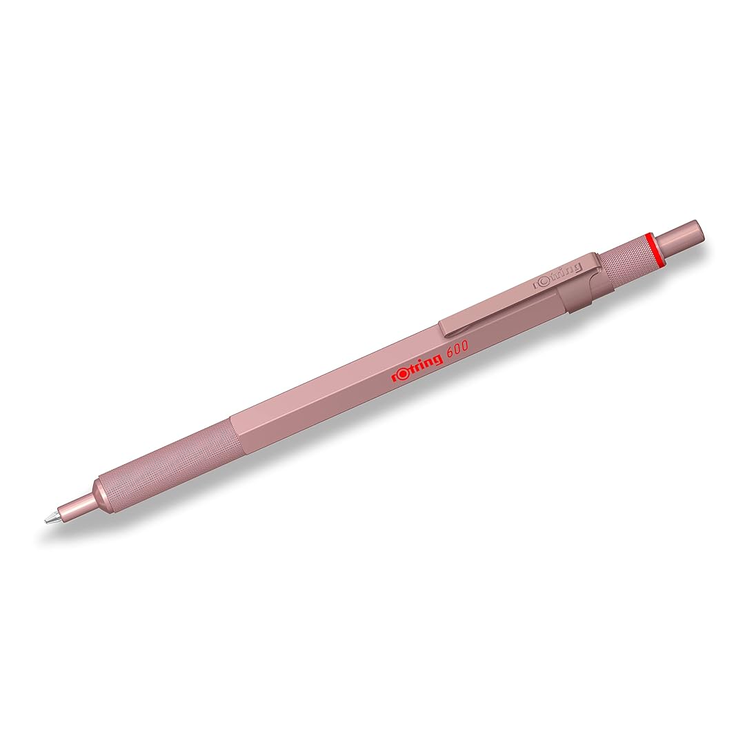 Rotring | 600 Series | Ballpoint Pen | Medium | Rose Gold