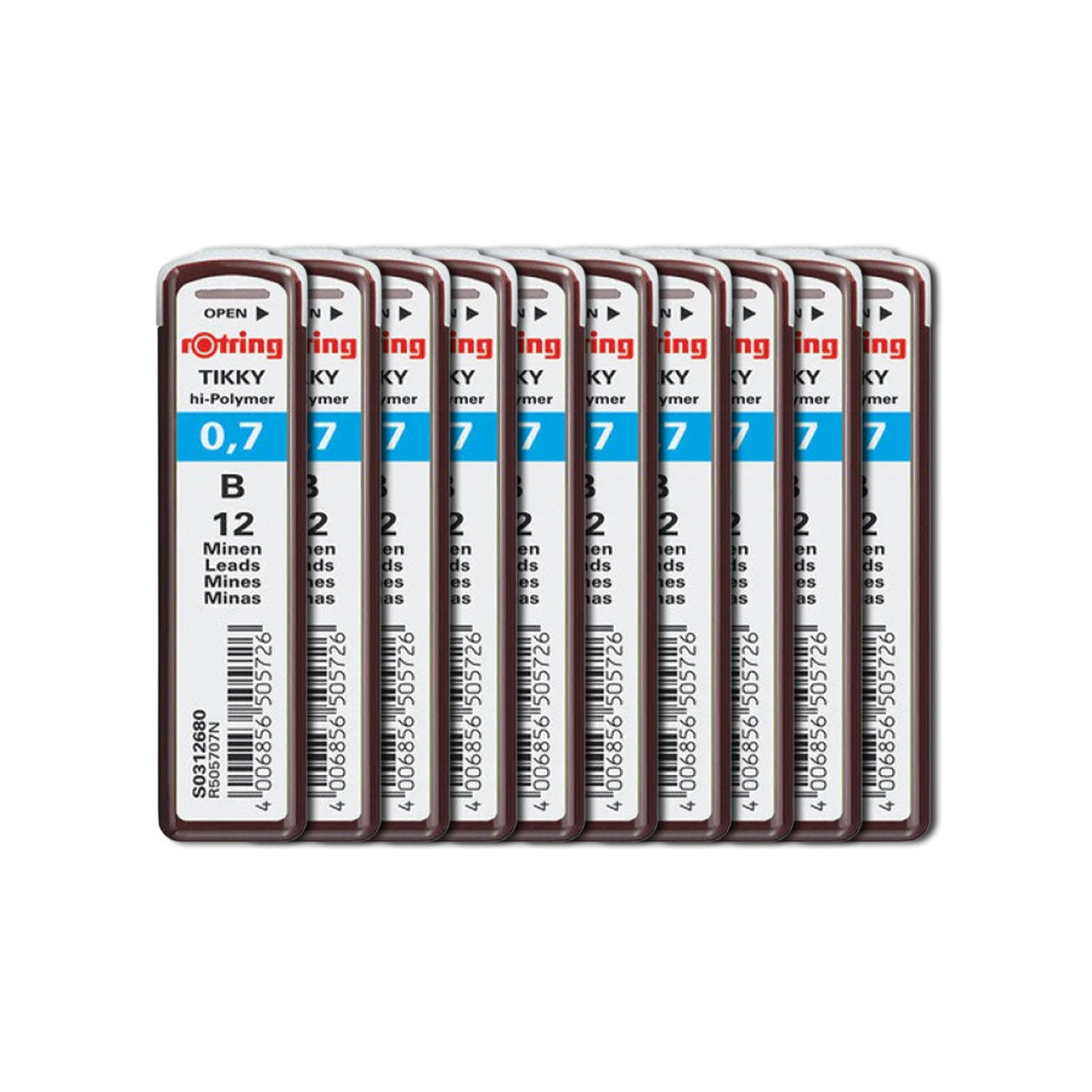 Rotring | Tikky | 0.7MM | B Replacement Leads | Pack of 10