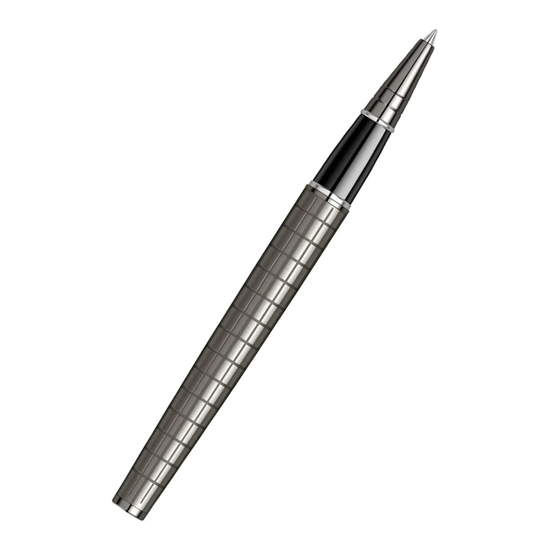 Scrikss | Honour 38 | Carbon Grey | Roller Pen | Chrome Plated Trims