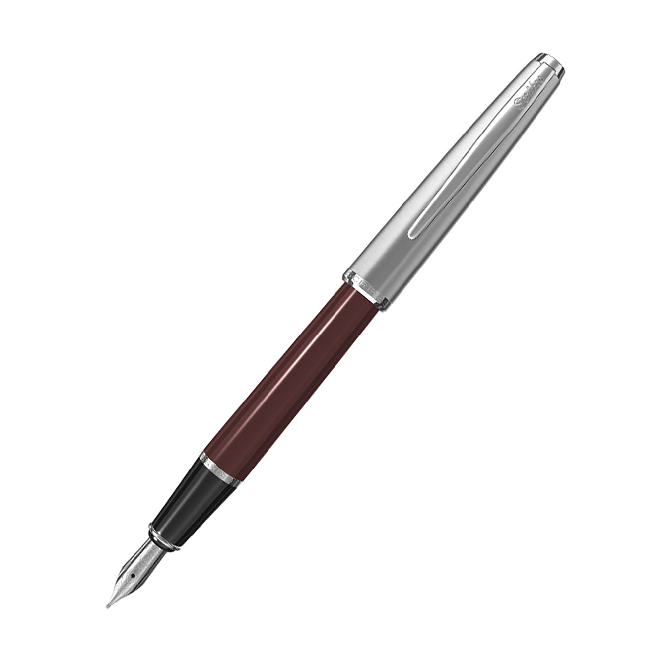 Scrikss Metropolis 78 Fountain Pen - Burgundy CT