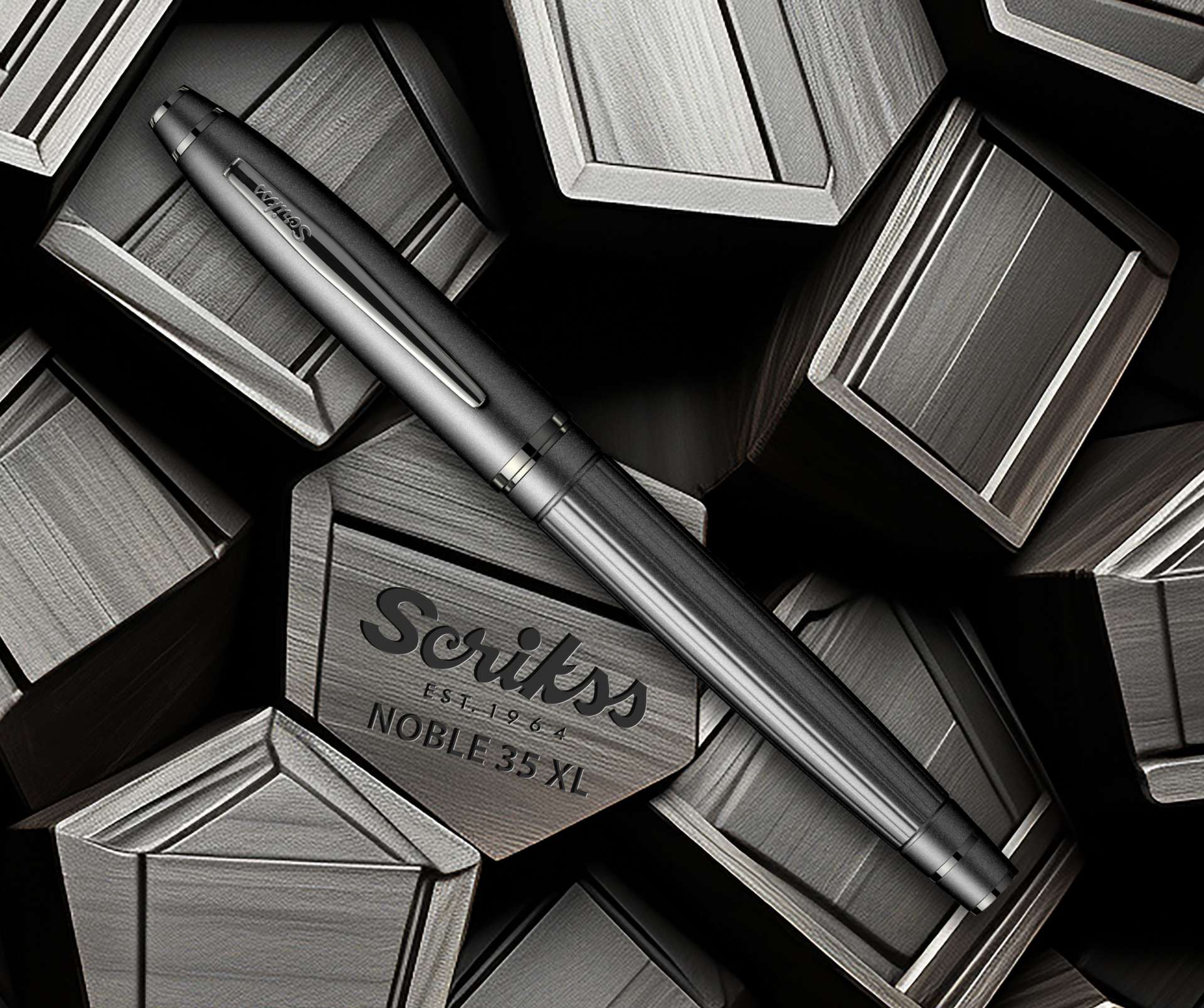 Scrikss | Noble | Rollerball Pen | 350 | Anthracite