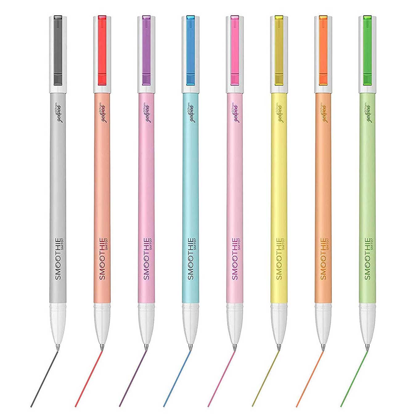 Scrikss Smoothie 0.7mm Gel Pen – Blister Mixed Colors (Pack of 8)