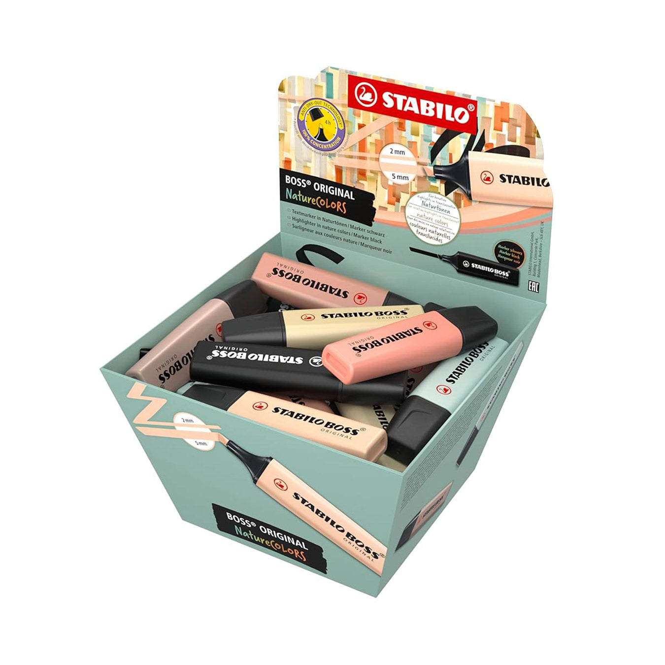 STABILO BOSS Original NatureColors Highlighter - Set of 30