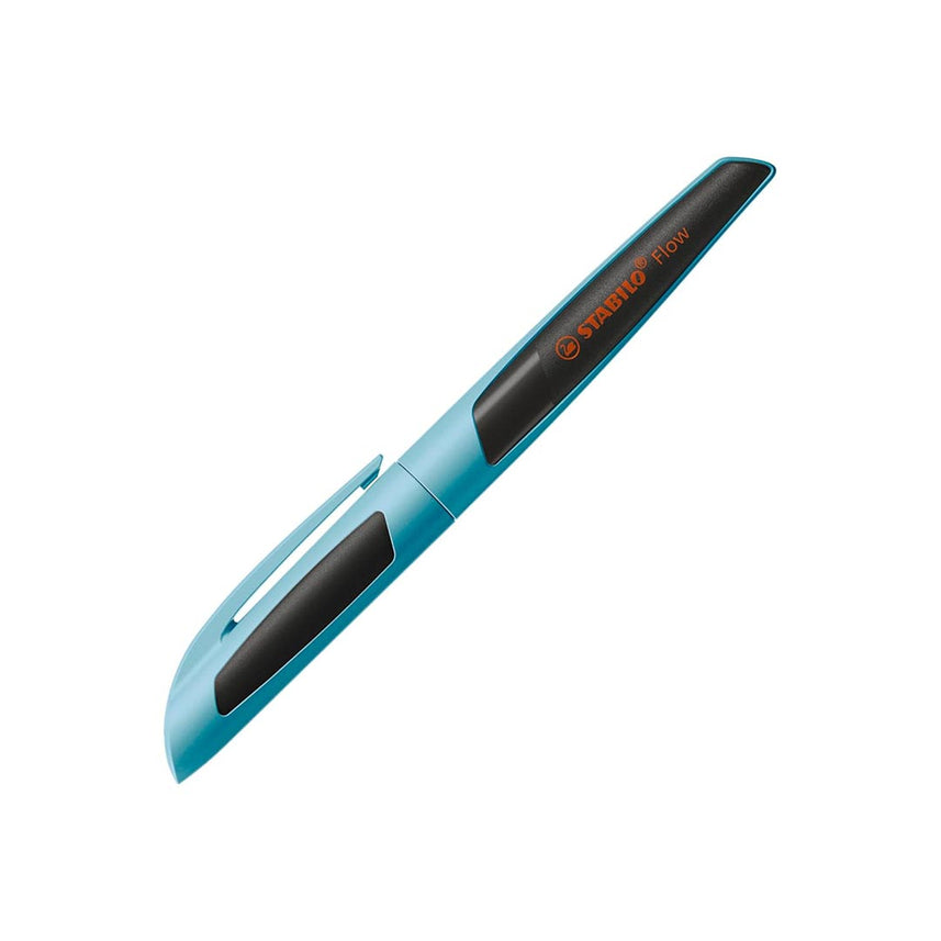 Stabilo | Flow | Ballpoint Pen | Purist Blue | Pack of 1 | Including Blue Refill | 0.5mm