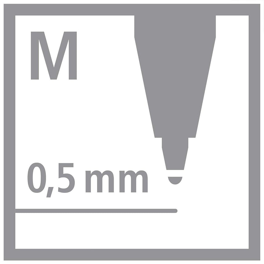 Stabilo | Flow | Ballpoint Pen | Purist Blue | Pack of 1 | Including Blue Refill | 0.5mm