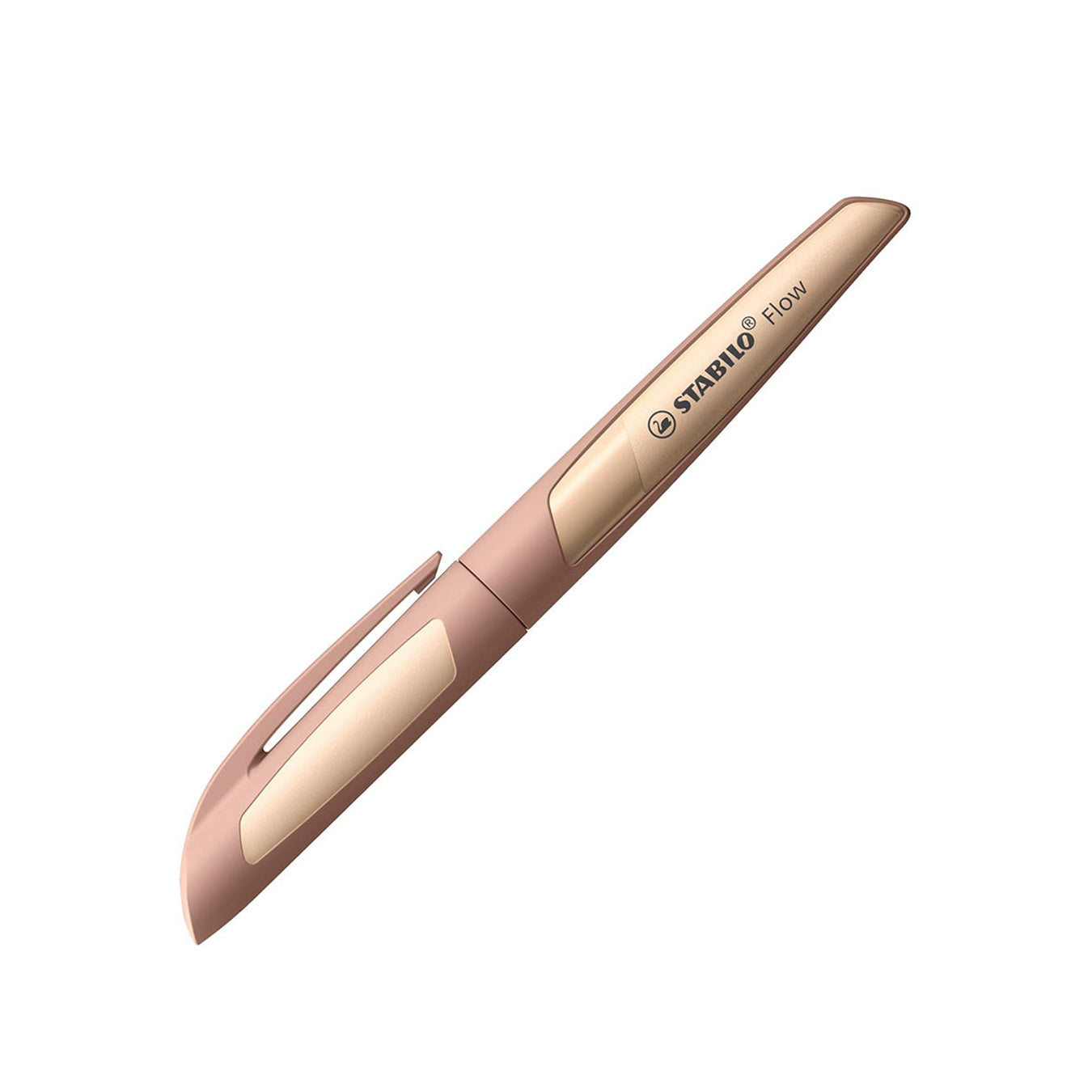 STABILO Flow Fountain Pen – Medium Nib, Light Brown