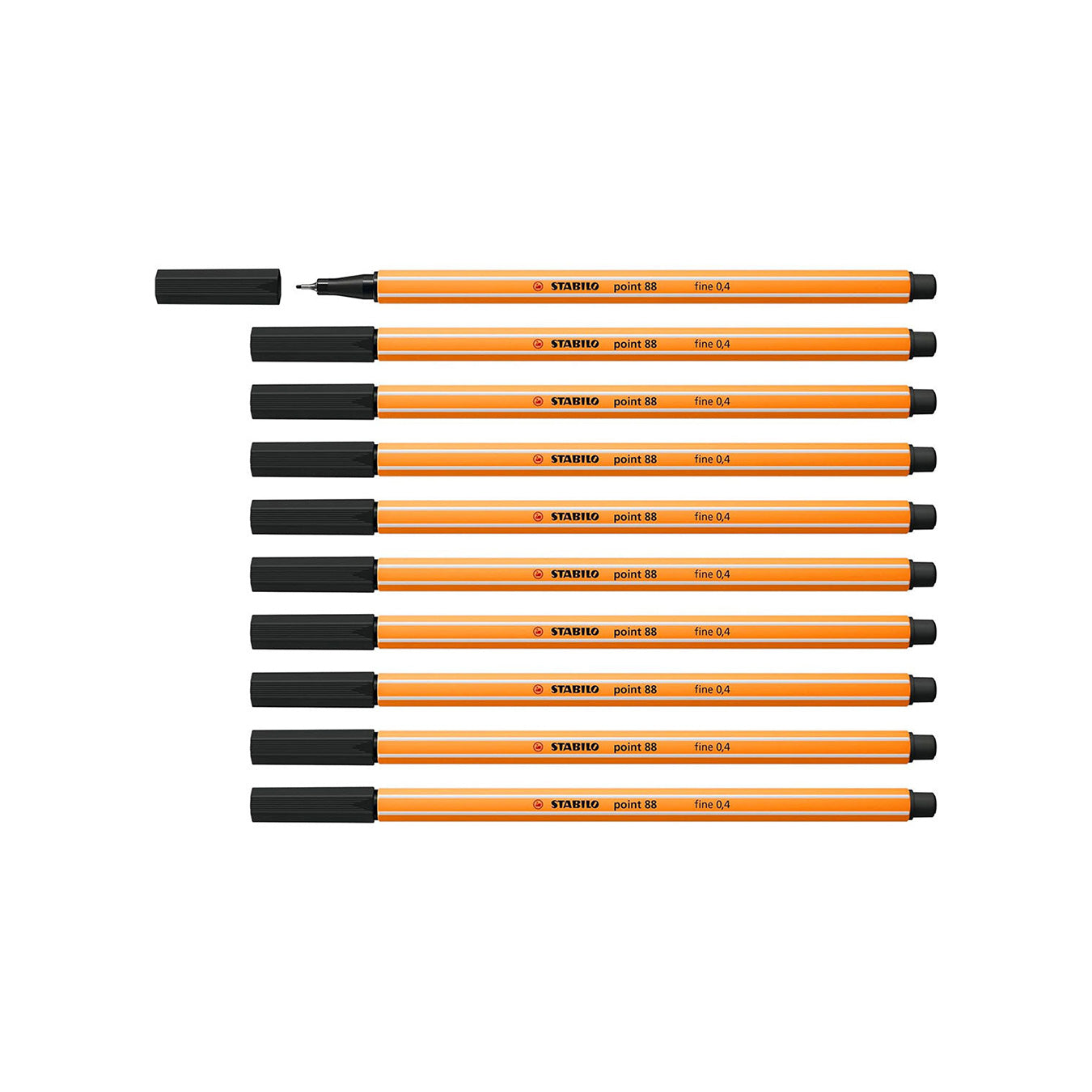 Stabilo | Point 88 | Fineliner | Black | Pack Of 10