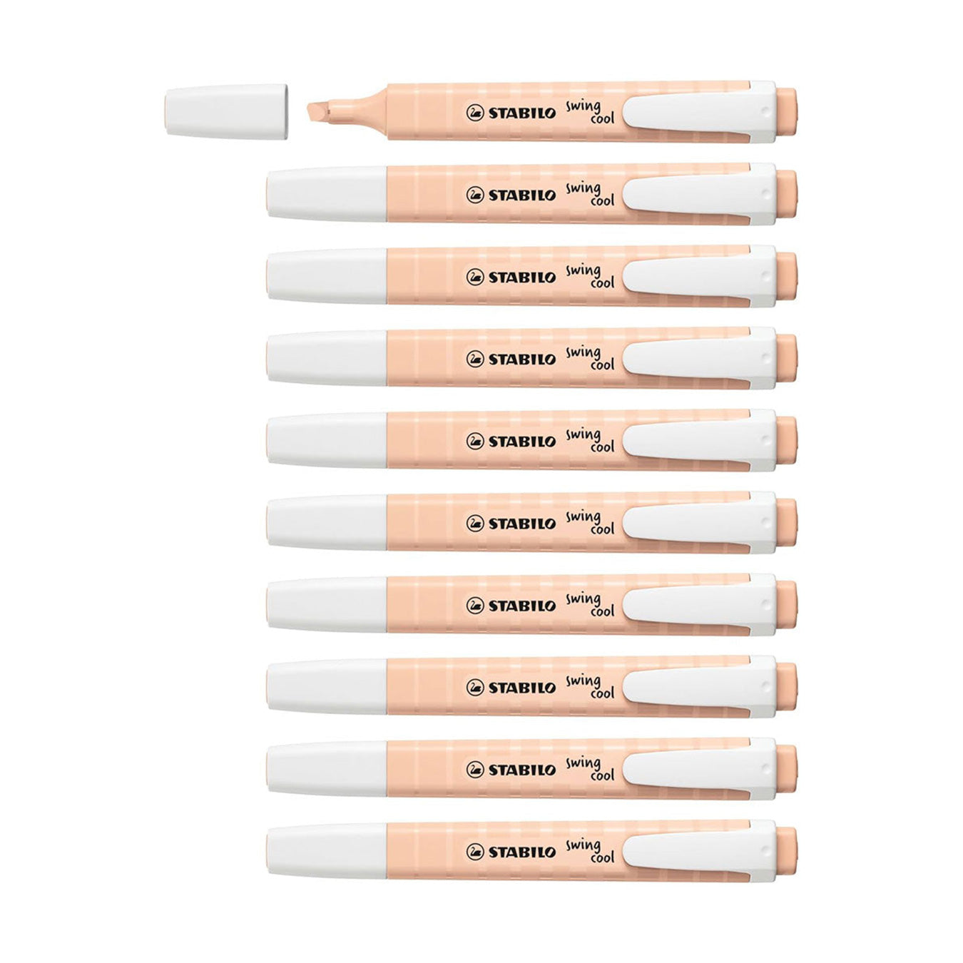 STABILO Swing Cool NatureCOLORS Highlighter - Beige (10 PCS)