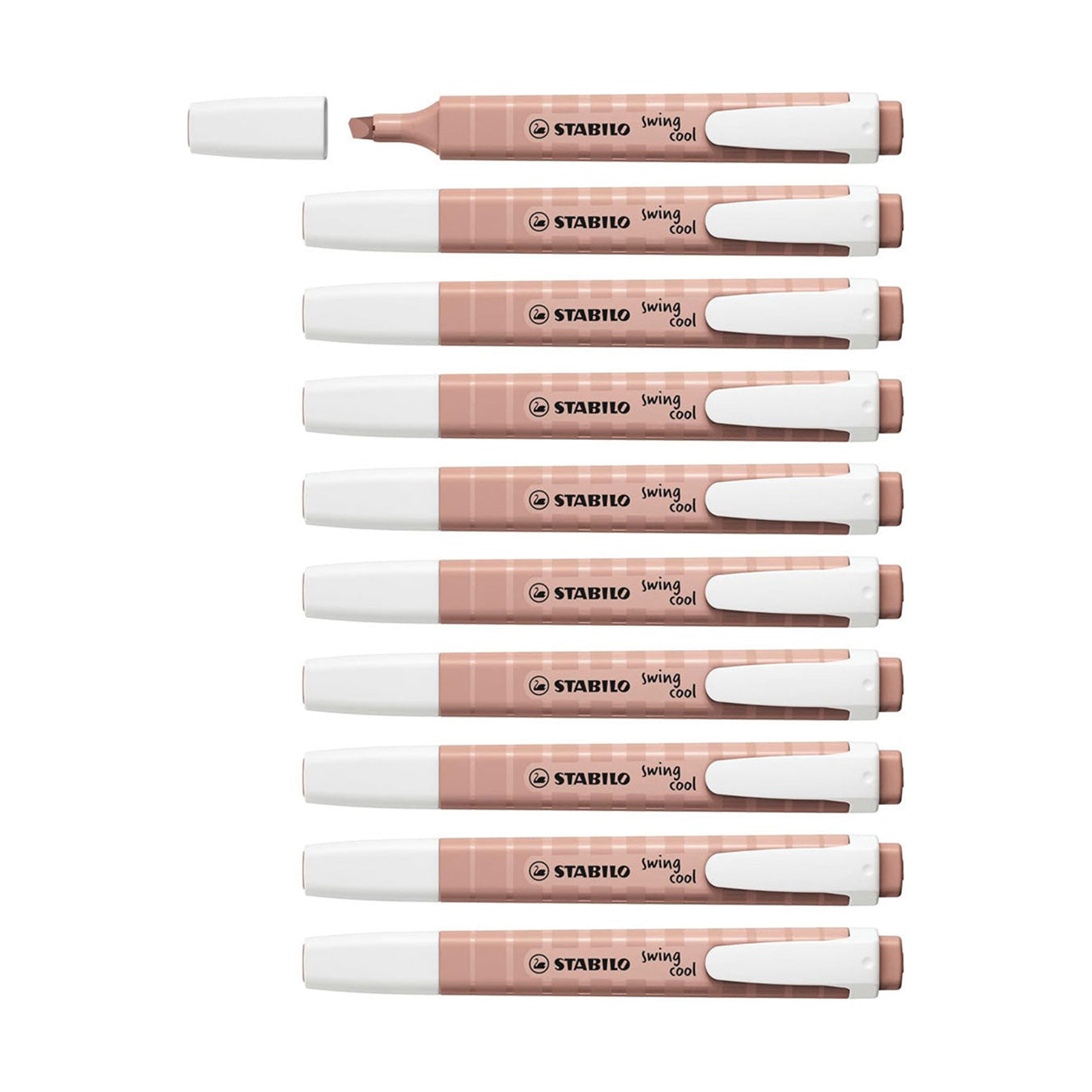 STABILO Swing Cool NatureCOLORS Highlighter - Umber (10 PCS)