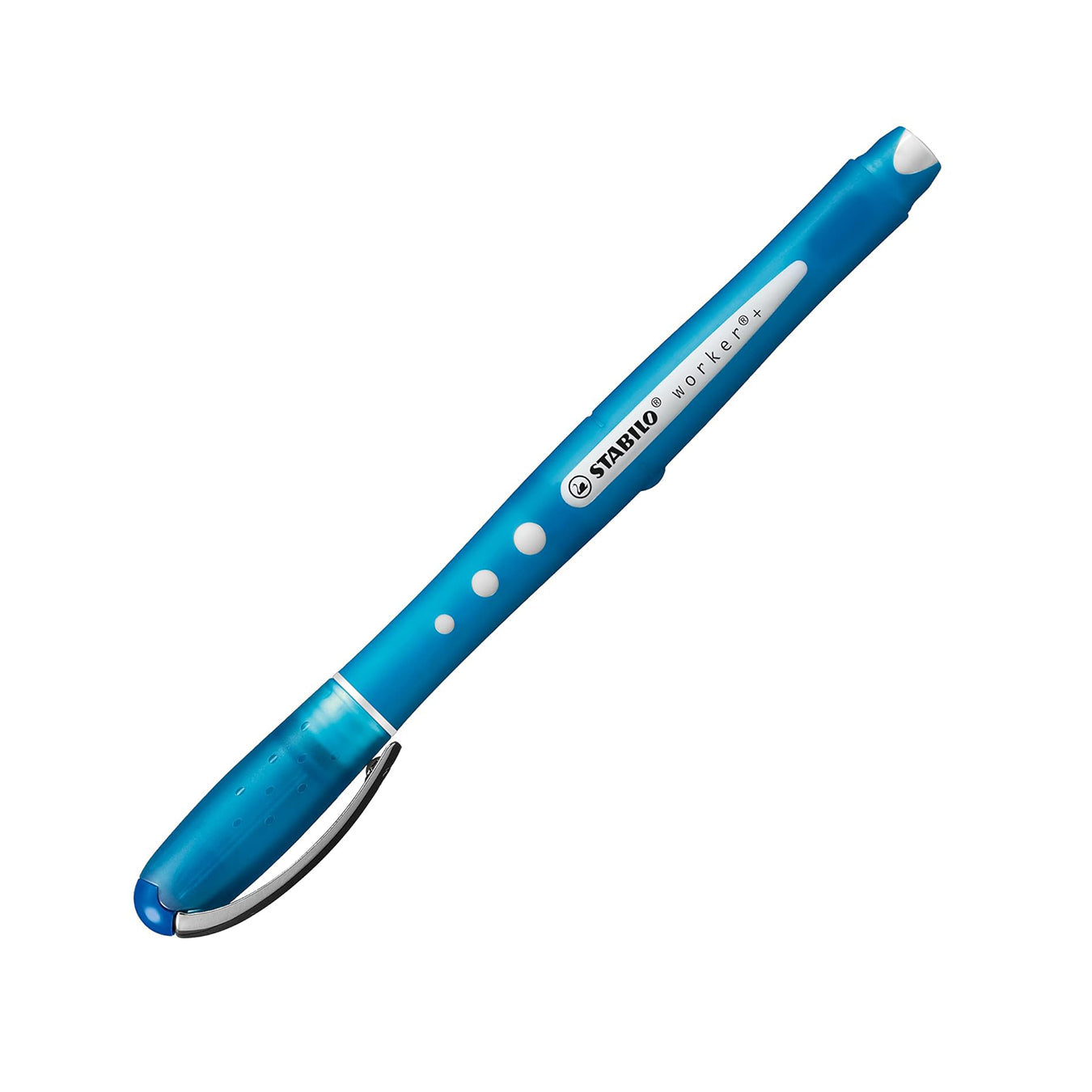 STABILO Worker+ Colorful Rollerball Pen – Blue