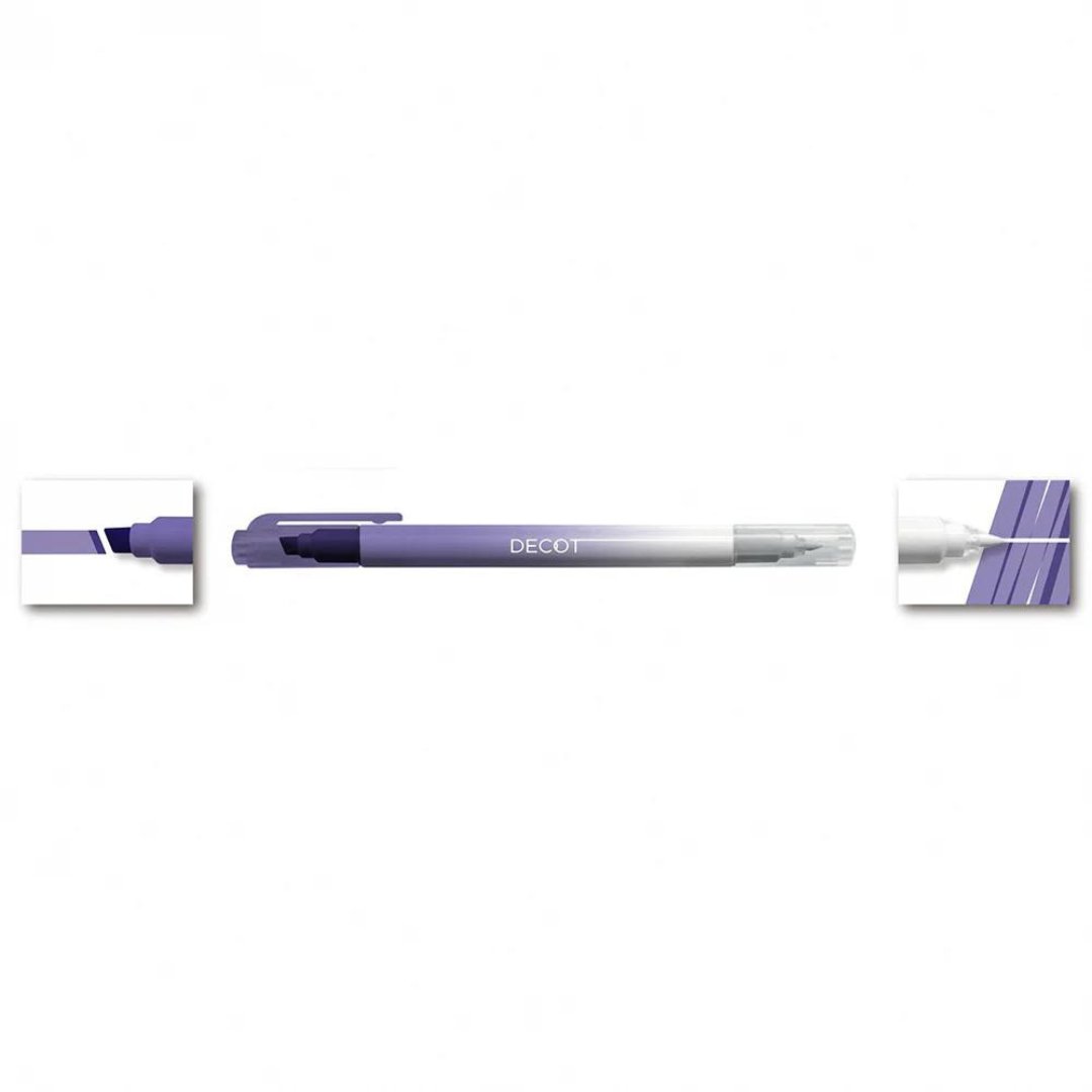 Sun Star Decot Double - ended Marker Color - changing Eraser Highlighter Pen - SCOOBOO - S4543343 - Highlighter