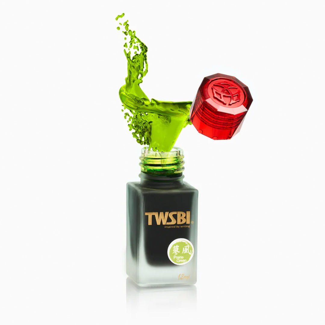 Twsbi | Diamond 18ml | Ink Bottles | Prairie Green - penpencilink