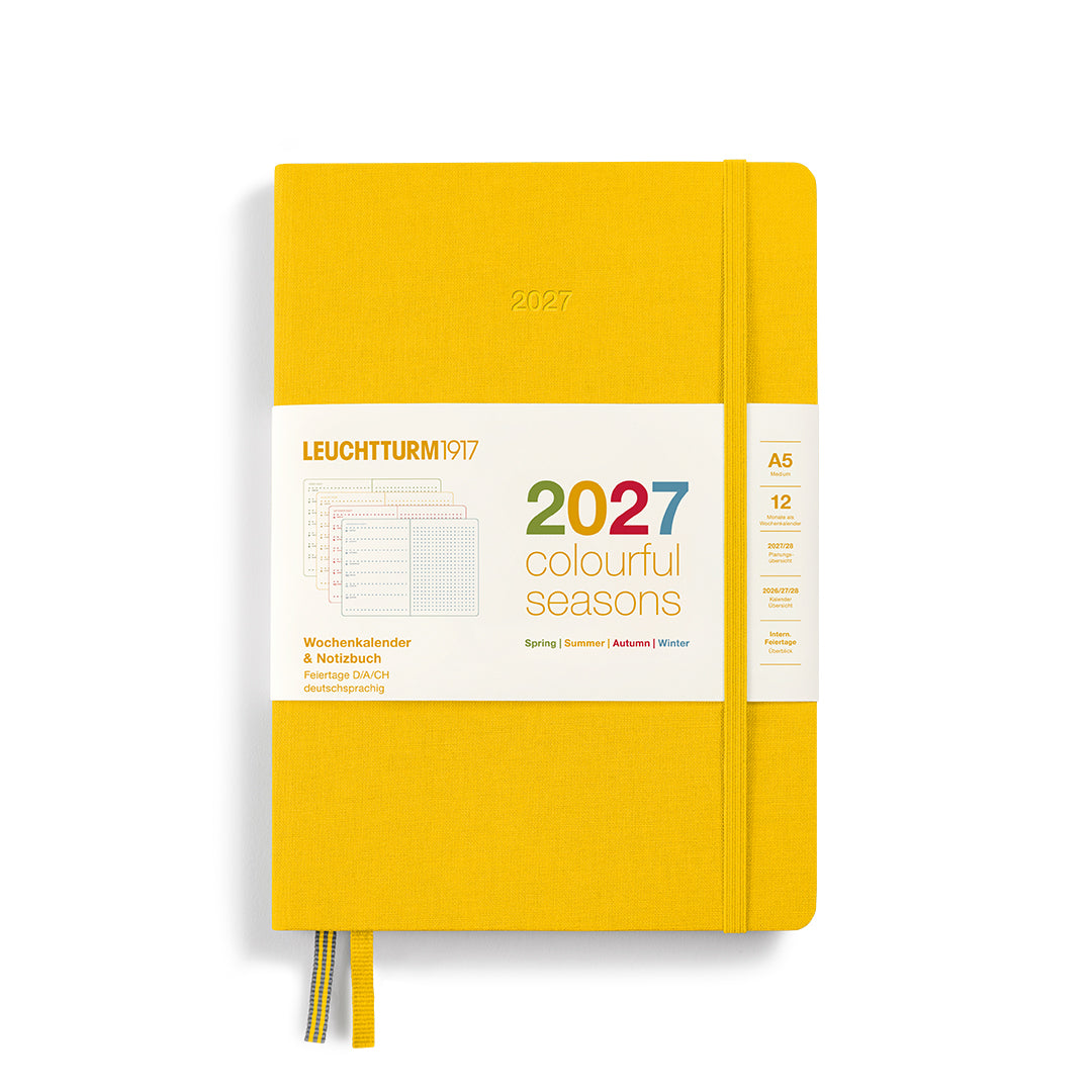 Leuchtturm1917 2027 Weekly Planner A5 Dotted - Summer