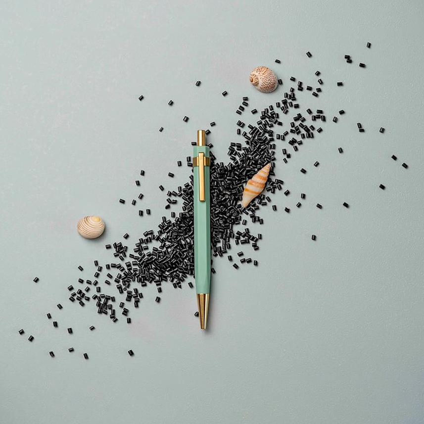 Ystudio Glamour Evolve Ocean Sustainable Ballpoint Pen in Teal Green
