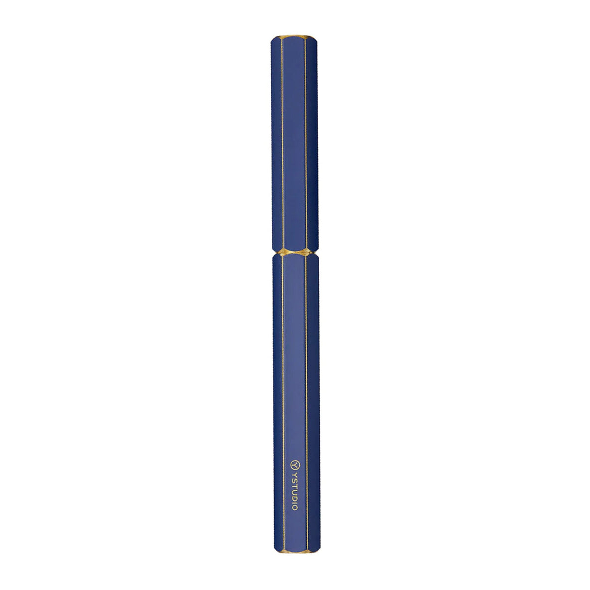 Ystudio Classic Revolve Fountain Pen - Blue Hexogon | Medium Nib