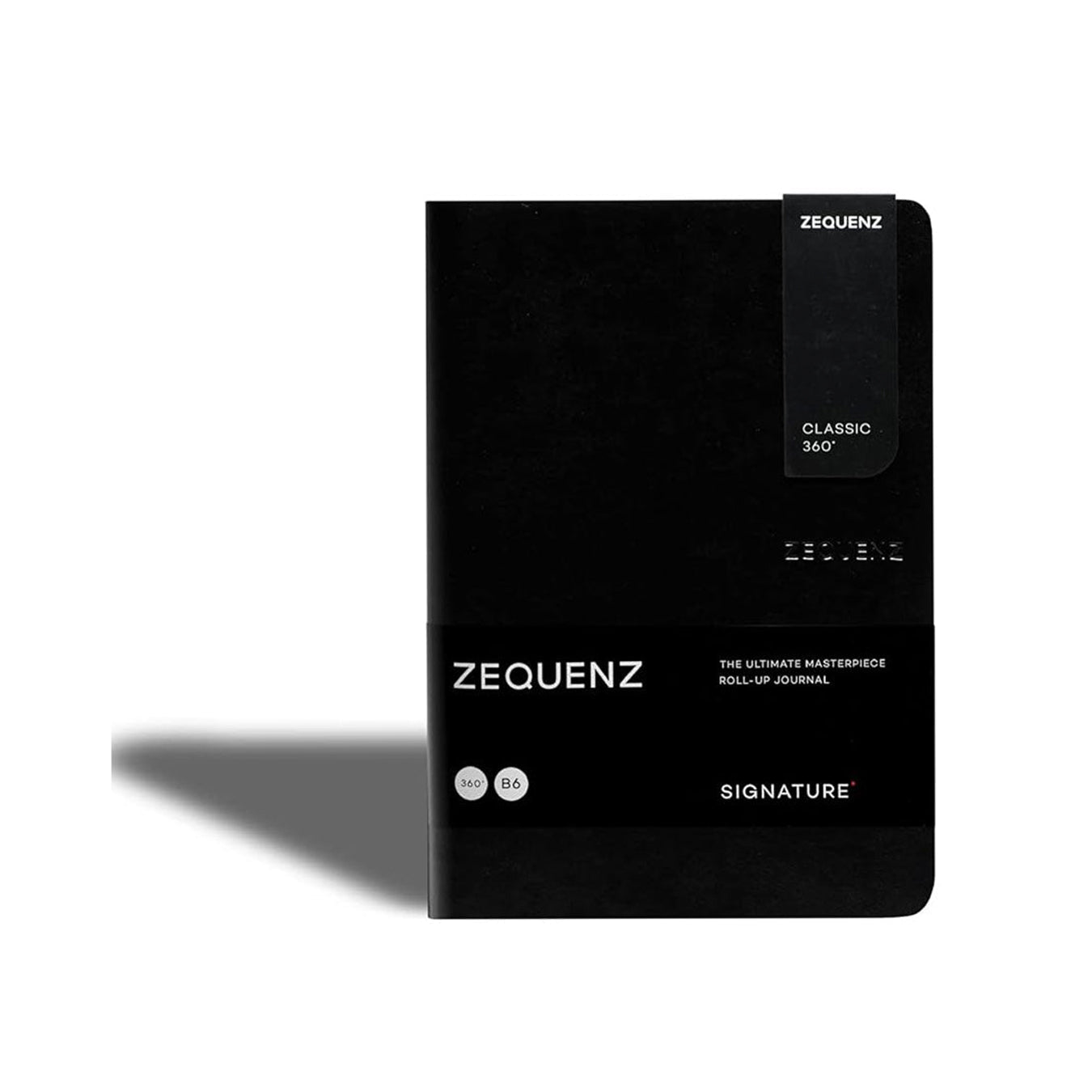 Zequenz Signature Classic B6 Ruled Notebook – Black