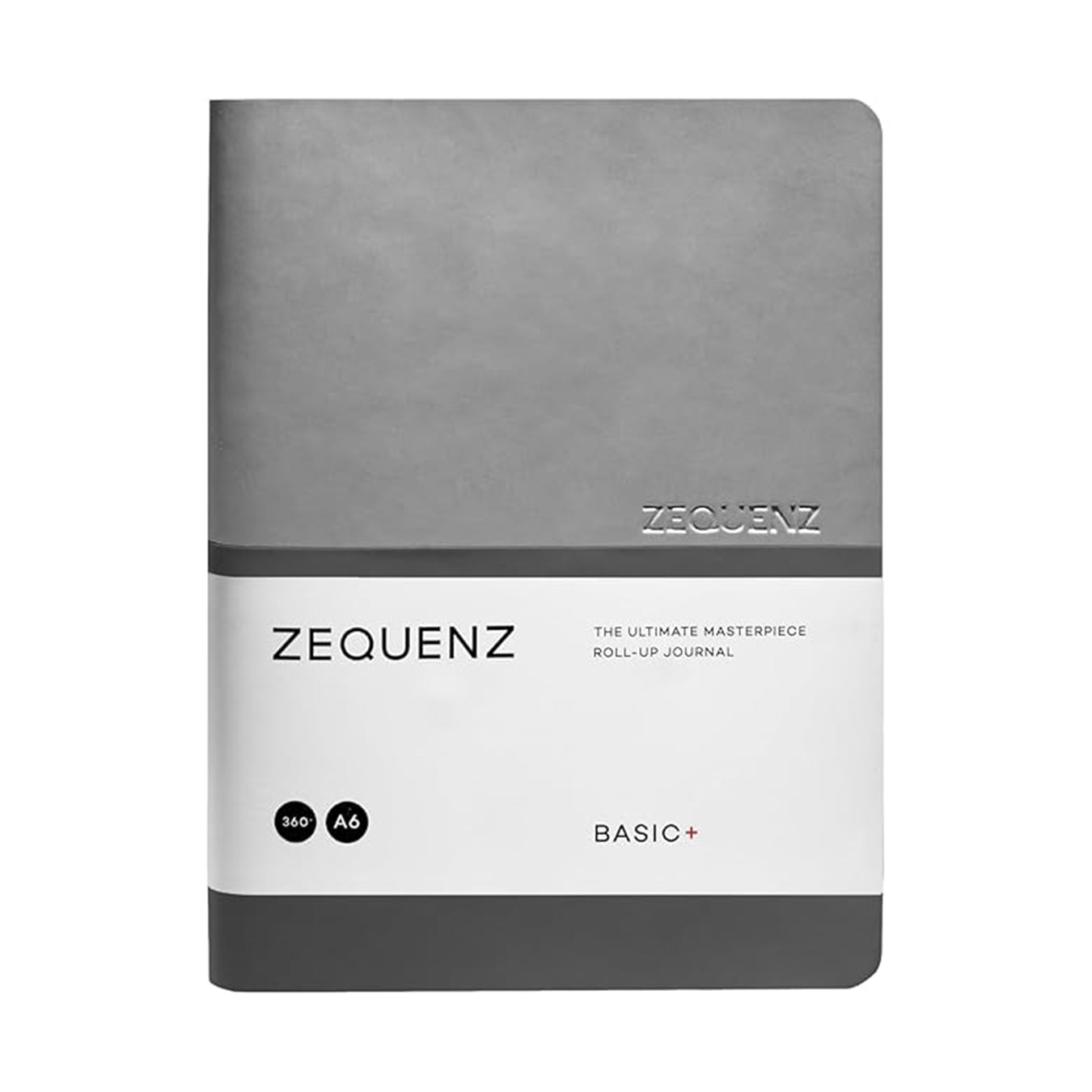 Zequenz Basic+ A6 Squared and Blank Notebook – Silver Grey