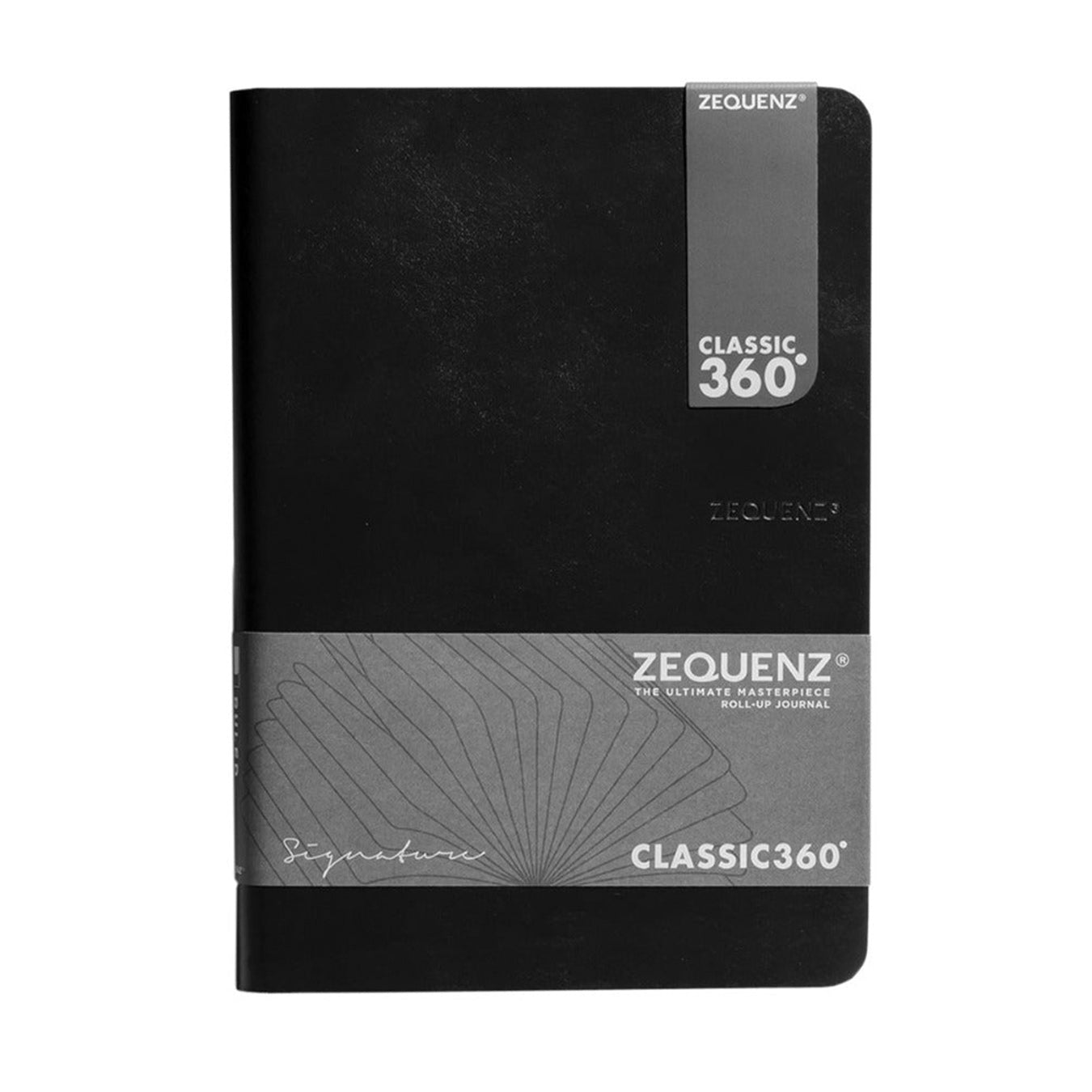 Zequenz Signature Classic A5 Blank Notebook - Black