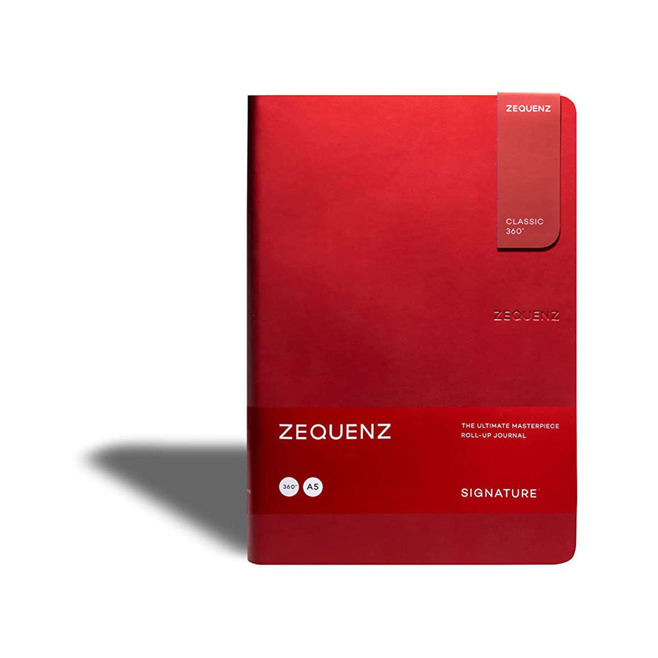 Zequenz Signature Classic A5 Ruled Notebook - Red