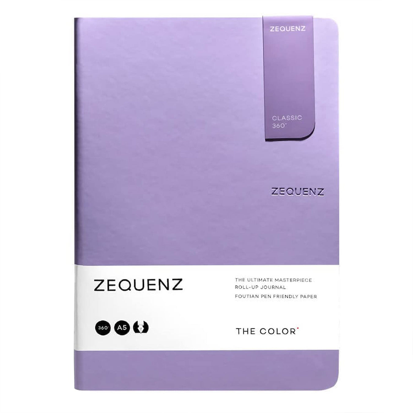 Zequenz The Color A5 Ruled Notebook - Lavender