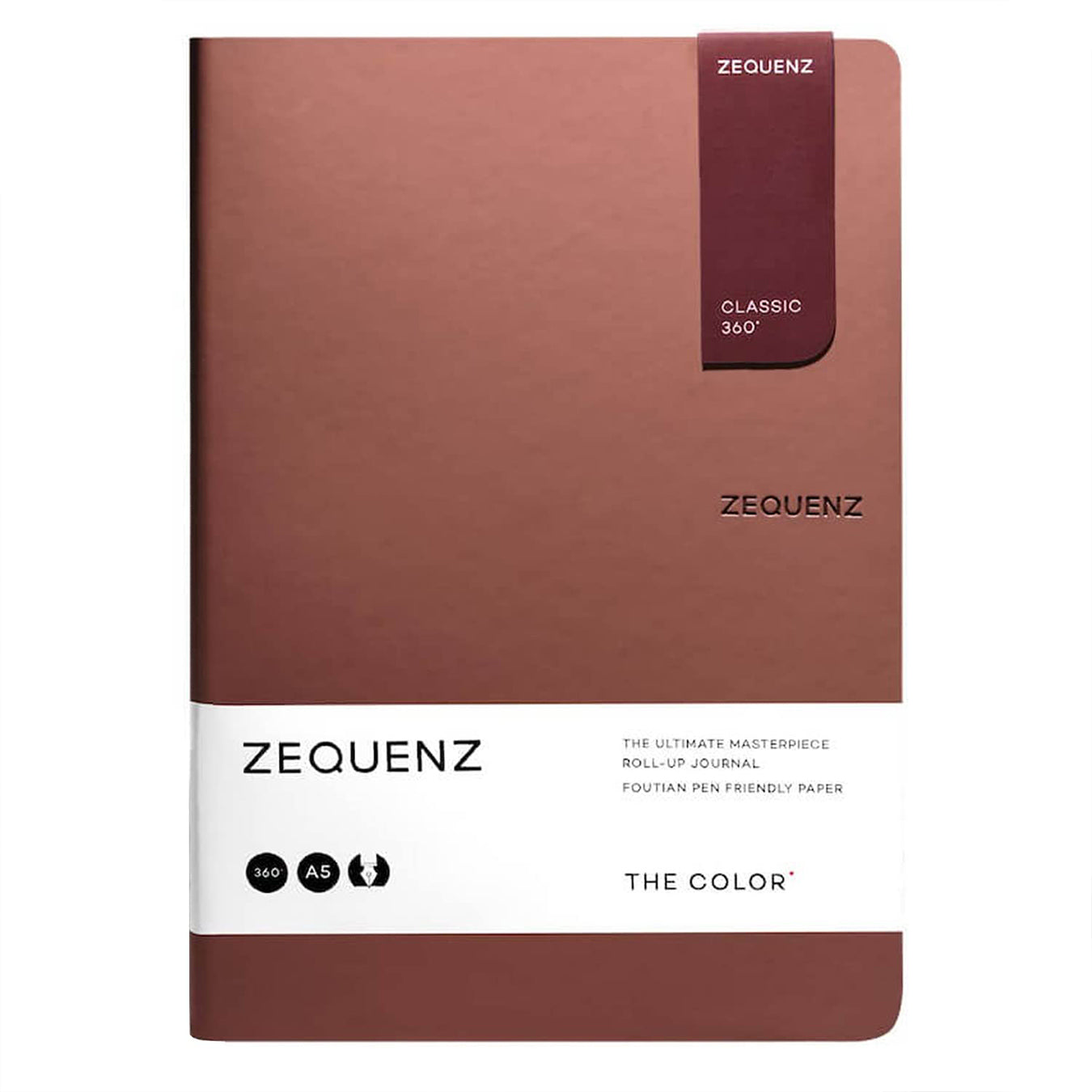 Zequenz The Color A5 Ruled Notebook - Terra