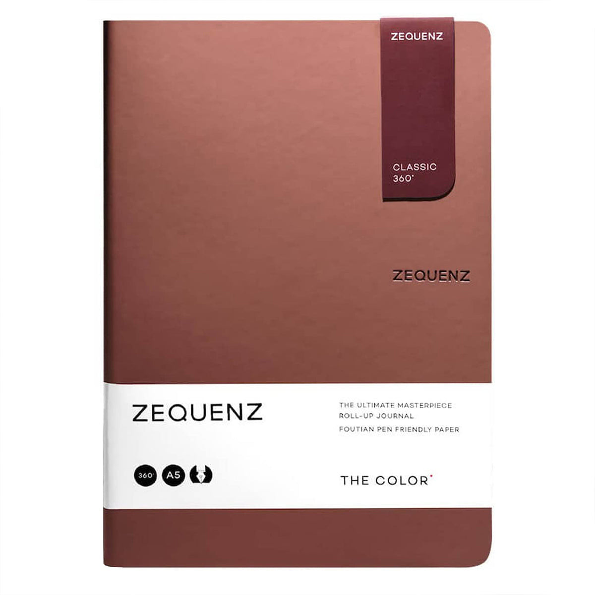 Zequenz The Color A5 Ruled Notebook - Terra