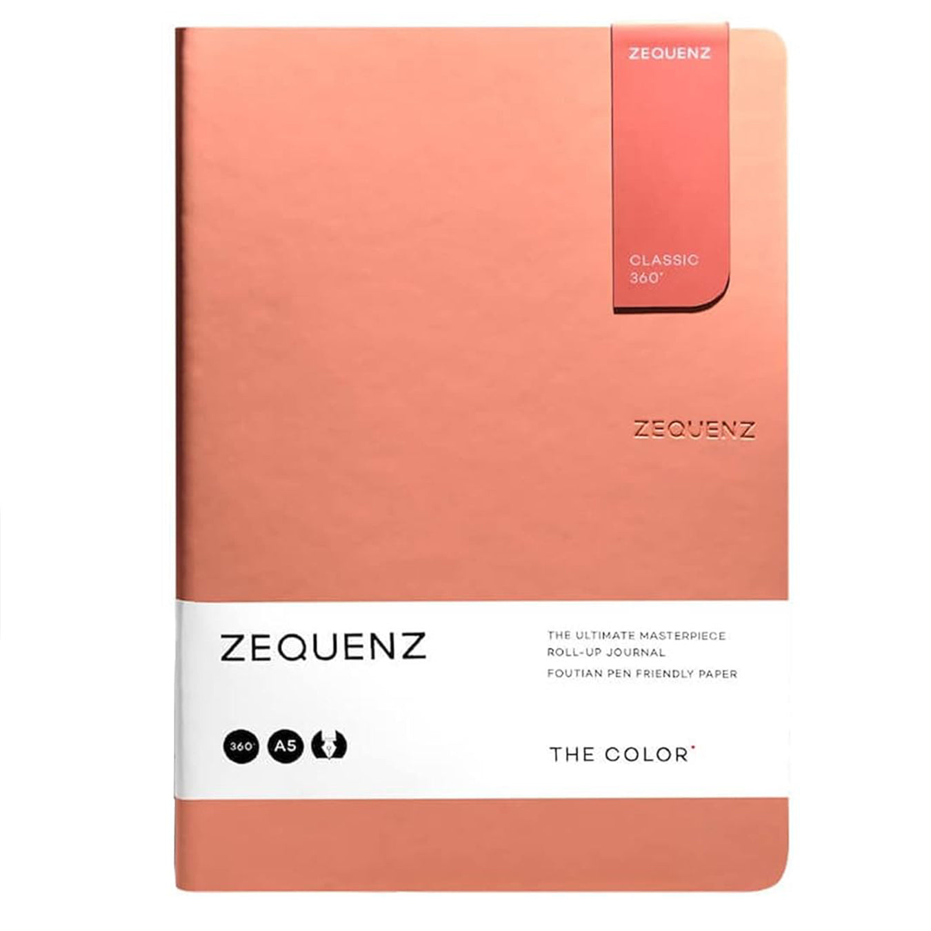 Zequenz The Color Series A5 Dotted Notebook – Peach