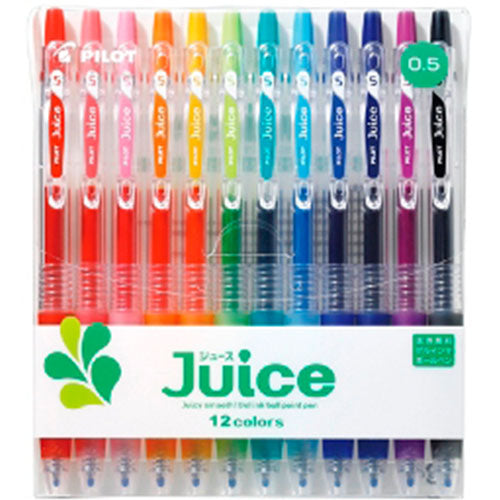 Pilot Ballpoint Pen Juice - 0.5mm - 12 Colors Set