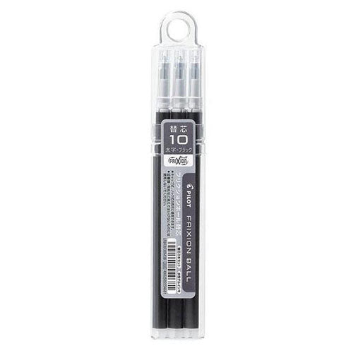 Pilot Ballpoint Pen Refill - LFBKRF30M-B/R/L (1.0mm) 3pcs Set- For Frixion Ball