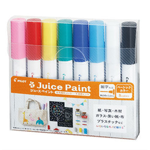 Pilot Marker Pen Juice Paint - 1.0mm - 8 Colors Set