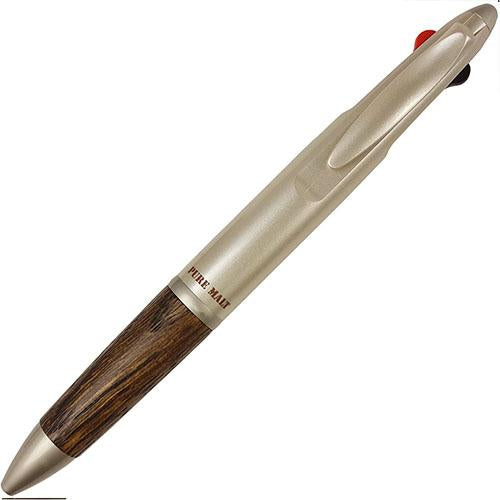 Mitsubishi Pencil | Multi-Functional Pen | 0.7mm | 2+S | Pure Malt | Wood Grip