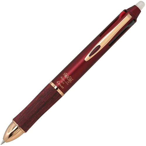 Pilot 4 Color Ballpioint Multi Pen Frixion Ball4 Wood - 0.5mm