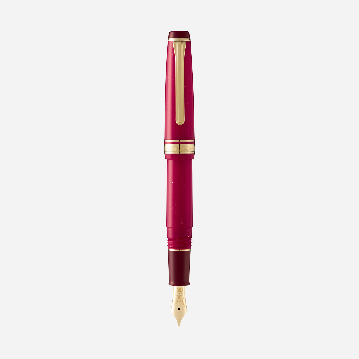 Ancora Birthstone x Birth Flower Fountain Pen January Garnet/Cymbidium